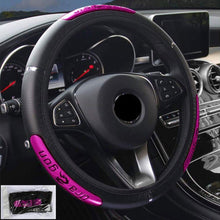 Load image into Gallery viewer, Universal Leather Car Steering Wheel Cover 38CM Car-styling Sport Auto Steering Wheel Covers Anti-Slip Automotive Accessories