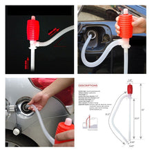 Load image into Gallery viewer, Universal Manual Hand Siphon Syphon Pumps Oil Gasoline Diesel Fuel Liquid Transfer Pipe Refuel Sucker Car Accessories