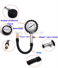 Load image into Gallery viewer, Universal  Mechanical Pointer Vehicle Auto Automobile Car Motorcycle Bicycle Bike Tire Guage Pressure Measurementing Instrument