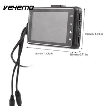 Load image into Gallery viewer, VEHEMO 3 Inch LCD Screen Video Recorder Driving Recorder Motorcycle Car DVR Durable Full Clarity Automobile
