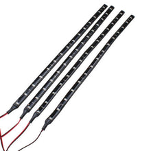 Load image into Gallery viewer, VODOOL 4Pcs Car Light Flexible Strip Automobile Decor Light-emitting Diode Waterproof Lamp Accessories for Auto Motorcycle Truck