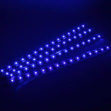 Load image into Gallery viewer, VODOOL 4Pcs Car Light Flexible Strip Automobile Decor Light-emitting Diode Waterproof Lamp Accessories for Auto Motorcycle Truck