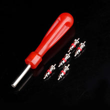 Load image into Gallery viewer, VODOOL 5Pcs Automobile Tire Valve Cores Remover Removal Tools For Car Scooter Motorcycle Bike Valve Stem Core Tire Repair Tool
