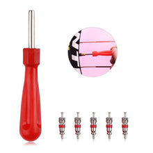 Load image into Gallery viewer, VODOOL 5Pcs Automobile Tire Valve Cores Remover Removal Tools For Car Scooter Motorcycle Bike Valve Stem Core Tire Repair Tool