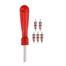 Load image into Gallery viewer, VODOOL 5Pcs Automobile Tire Valve Cores Remover Removal Tools For Car Scooter Motorcycle Bike Valve Stem Core Tire Repair Tool