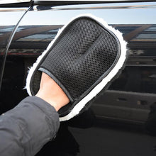 Load image into Gallery viewer, VODOOL Wool Soft Car Washing Gloves Cleaning Brush Motorcycle Washer Care Product Household Wash Glove Car Styling Accessories