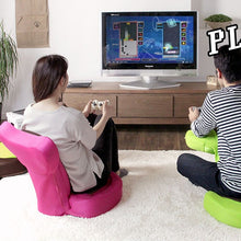 Load image into Gallery viewer, Video Games Sofa Mesh Gaming Chairs for Adults Kids - Padded Memory Foam Back Lumbar Support - 14 Angle Adjustable Floor Chair