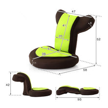 Load image into Gallery viewer, Video Games Sofa Mesh Gaming Chairs for Adults Kids - Padded Memory Foam Back Lumbar Support - 14 Angle Adjustable Floor Chair