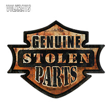 Load image into Gallery viewer, Volkrays Funny Car Sticker Genuine Stolen Parts Rusted Decals Waterproof Automobile Motorcycles Accessories Vinyl,13cm*10cm