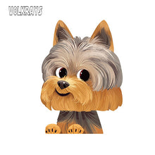 Load image into Gallery viewer, Volkrays Yorkshire Terrier Waterproof Car Sticker Funny Pet Dog Decal Animal Sticker Automobile Motorcycles Accessories,13cm*9cm