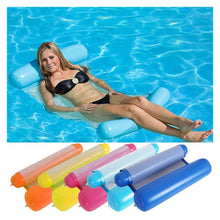 Load image into Gallery viewer, Water hammock recliner inflatable floating Swimming Mattress sea swimming ring Pool Party Toy lounge bed for swimming