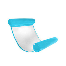Load image into Gallery viewer, Water hammock recliner inflatable floating Swimming Mattress sea swimming ring Pool Party Toy lounge bed for swimming