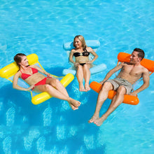 Load image into Gallery viewer, Water hammock recliner inflatable floating Swimming Mattress sea swimming ring Pool Party Toy lounge bed for swimming