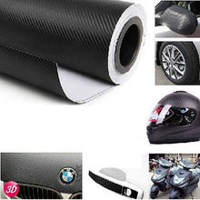 Load image into Gallery viewer, Waterproof 3D Carbon Fiber Vinyl Film Glossy Carbon Car Stickers DIY Motorcycle Automobiles Car Styling Wrap Roll Accessories