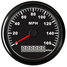 Load image into Gallery viewer, Waterproof GPS Speedometer 160MPH for Car Motorcycle Boat with Backlight 3-3/8 inch 9-32V Automobile GPS Speedometer