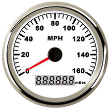 Load image into Gallery viewer, Waterproof GPS Speedometer 160MPH for Car Motorcycle Boat with Backlight 3-3/8 inch 9-32V Automobile GPS Speedometer