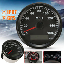Load image into Gallery viewer, Waterproof GPS Speedometer 160MPH for Car Motorcycle Boat with Backlight 3-3/8 inch 9-32V Automobile GPS Speedometer