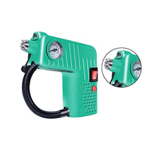 Load image into Gallery viewer, Wheel Tyre Air Pump Car Electric Portable Air Compressor Pump Tire Inflator 100 PSI for Car Motorcycle Bicycle Automobile