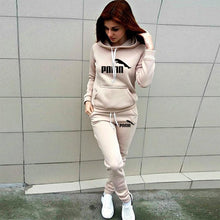 Load image into Gallery viewer, Women's Tracksuit 2 Piece Set Pullover Hoodie+Pants Sports Suit Female Autumn Winter Sweatshirt Sets Sportswear Suits For Woman