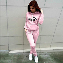 Load image into Gallery viewer, Women's Tracksuit 2 Piece Set Pullover Hoodie+Pants Sports Suit Female Autumn Winter Sweatshirt Sets Sportswear Suits For Woman