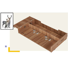 Load image into Gallery viewer, Wooden Laptop Stand Screen Riser Computer Rack Office Desktop Storage Box one Machine Monitor Screen Base Storage Rack Bracket