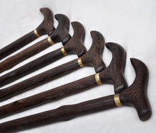 Load image into Gallery viewer, Wooden crutch walking aid cane cane high-grade old birthday gift wholesale mahogany wood stick