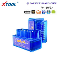 Load image into Gallery viewer, XTOOL 2019 Bluetooth V1.5/V2.1 Mini Elm327 obd2 scanner OBD car diagnostic tool code reader For Android Windows Symbian English