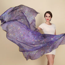 Load image into Gallery viewer, Yellow 100% Pure Silk Long Scarves Fashion Apparel Accessories Women Silk Scarf Tippet Spring Summer Autumn Winter Scarves Wraps