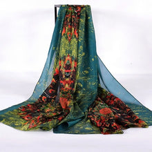 Load image into Gallery viewer, Yellow 100% Pure Silk Long Scarves Fashion Apparel Accessories Women Silk Scarf Tippet Spring Summer Autumn Winter Scarves Wraps