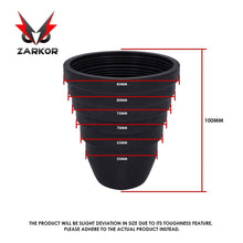Load image into Gallery viewer, Zarkor LED Headlight Waterproof Dust Cover Cap Rubber 55mm 60mm 65mm 70mm 75mm 80mm 85mm 90mm 95mm Automobiles motorcycle