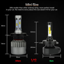 Load image into Gallery viewer, Zdatt H4 H7 H11 Led Car Lights Canbus Headlight Bulb CSP 80W 8000Lm 12V 24V 6000K White LED Lamp for Cars Automobiles Motorcycle