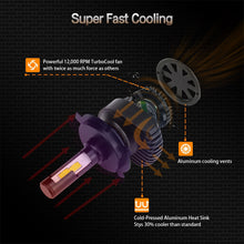 Load image into Gallery viewer, Zdatt H4 H7 H11 Led Car Lights Canbus Headlight Bulb CSP 80W 8000Lm 12V 24V 6000K White LED Lamp for Cars Automobiles Motorcycle