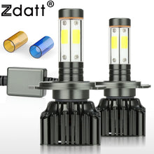 Load image into Gallery viewer, Zdatt H4 Led Headlights 9003 HB2 Running lights Lamp 100W 12000LM 3000K 6000K 8000K H4 LED Fog lights Automobiles Motorcycle
