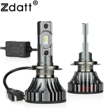 Load image into Gallery viewer, Zdatt H7 LED Headlights H4 H11 Bulb H1 H8 H9 motorcycle led light 9005 9006 6000K 100W 12000LM 12V 24V Automobiles Fog Lamp