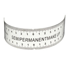 Load image into Gallery viewer, Reusable Eyebrow Grooming Stencil Measure Ruler Brow Shaper Makeup Shaping Tool