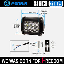 Load image into Gallery viewer, auto accessorie for focos led 4x4 cafe racer work bar led light motorcycle automobiles of road bmw e39 e60 peugeot 206 golf 5