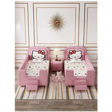 Load image into Gallery viewer, creative Children bed with stairs  princess bedroom cartoon shape baby beds Stitching bed