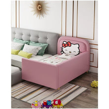 Load image into Gallery viewer, creative Children bed with stairs  princess bedroom cartoon shape baby beds Stitching bed