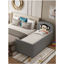 Load image into Gallery viewer, creative Children bed with stairs  princess bedroom cartoon shape baby beds Stitching bed