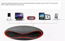Load image into Gallery viewer, Wireless bluetooth Colorful LED Rugby Design Hands Free Portable Stereo Speaker