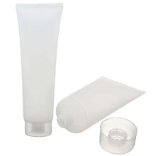 Load image into Gallery viewer, Face Cream Lotion Shampoo Travel Container Empty Clear Tube Squeezable Cosmetic Points Bottling