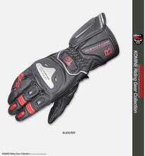 Load image into Gallery viewer, komine gk169 automobile gk169 automobile race motorcycle genuine leather gloves ride titanium alloy GK-169 glove high quality