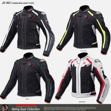 Load image into Gallery viewer, komine jk 063 titanium alloy automobile race motorcycle jacket ride service popular brands clothing