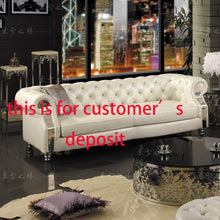 Load image into Gallery viewer, leather swatches for living room Sofa set диван мебель кровать muebles de sala real genuine leather sofa cama puff asiento sala