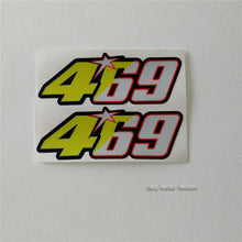 Load image into Gallery viewer, motorsport 469 helmet Nicky Hayden 69 sticker motorcycle racing sticker  motocross decals helme reflective automobiles