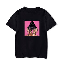 Load image into Gallery viewer, new Streetwear tops women's T-shirt  Cardi B - WAP feat  Megan Thee Stallion  T-shirt summer new Oversize loose casual women