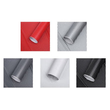 Load image into Gallery viewer, new1.27mx30cm3D Carbon Fiber Glossy Vinyl Wrap Sheet Film Motorcycle Automobiles Car Accessories Decoration Bubble Air Free