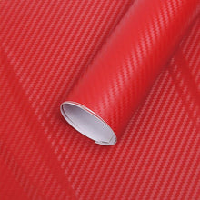 Load image into Gallery viewer, new1.27mx30cm3D Carbon Fiber Glossy Vinyl Wrap Sheet Film Motorcycle Automobiles Car Accessories Decoration Bubble Air Free