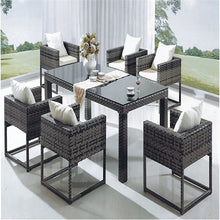 Load image into Gallery viewer, outdoor tattan chairs and table sets