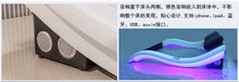 Load image into Gallery viewer, post modern real genuine leather bed / soft bed/double bed king/queen size bedroom with sound system for iphone ipad LED light